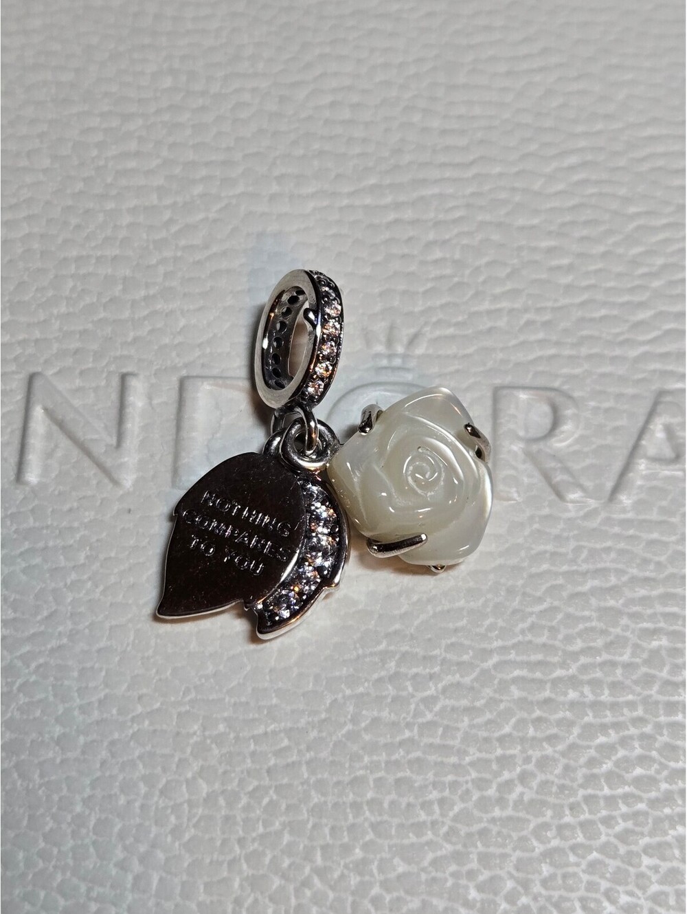 Pandora charm s925 ale rose charm